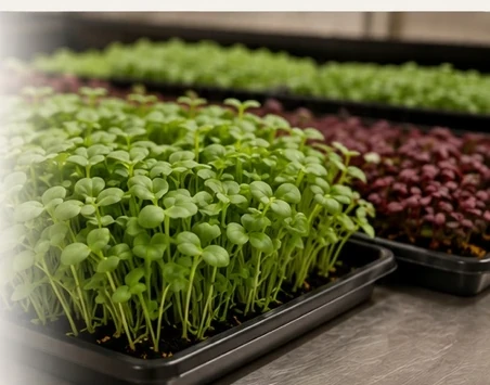 Living microgreens